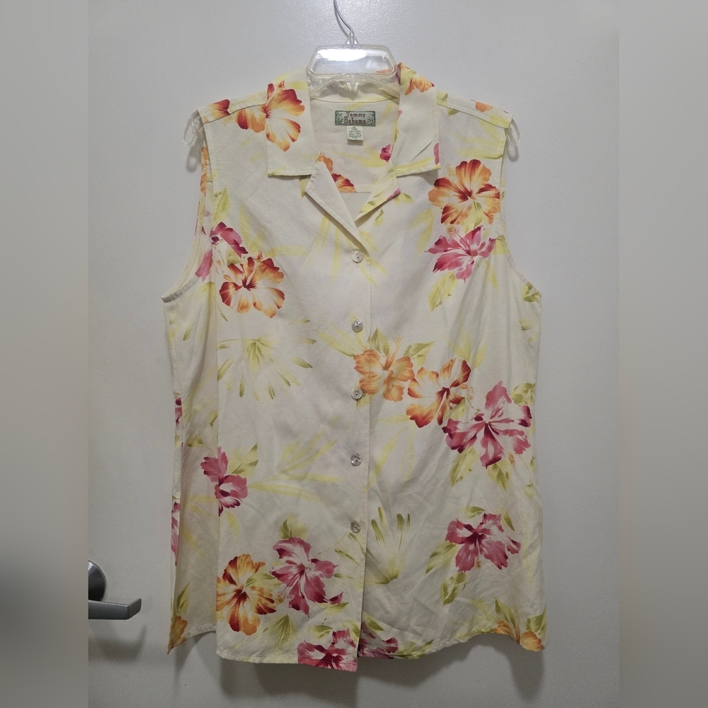 Floral Sleeveless Women's Top